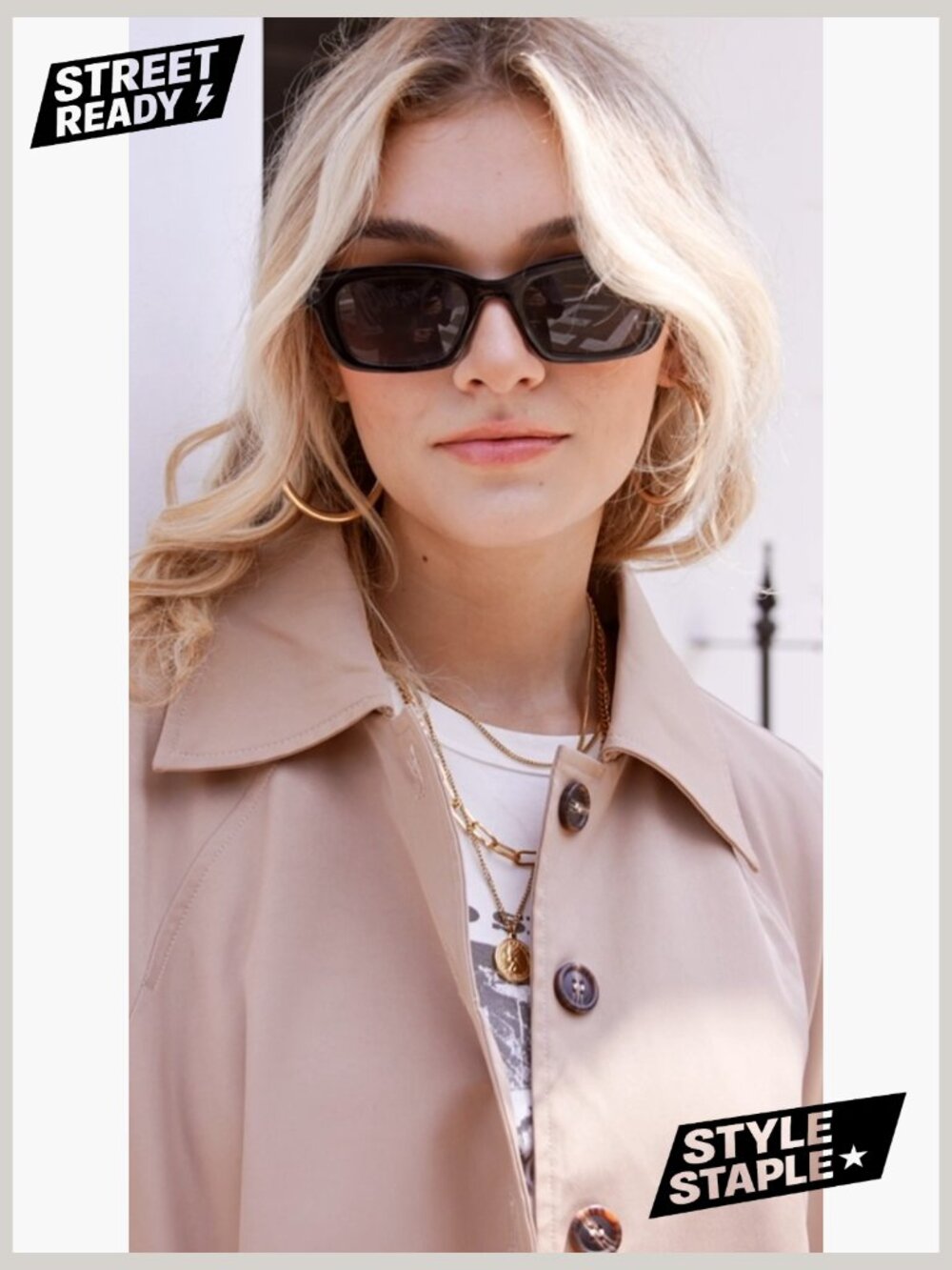 Oversized Long Trench Coat Single Breasted Windproof Lapel Fall Overcoat - Picture 6 of 7